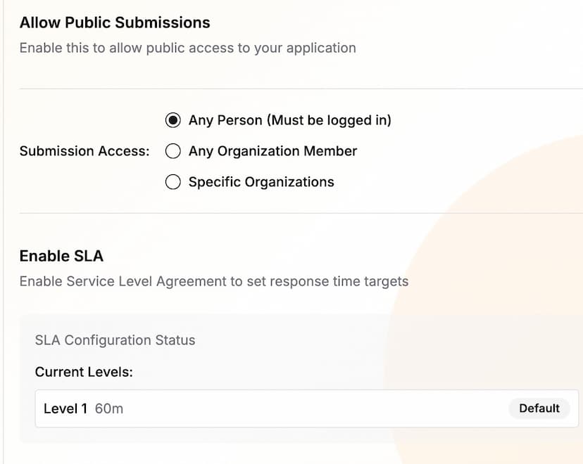 UI preview for Set Visibility & Notifications